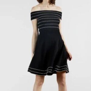 Ted Baker Bardot Scalloped Skater Dress-Ted Baker Size 2